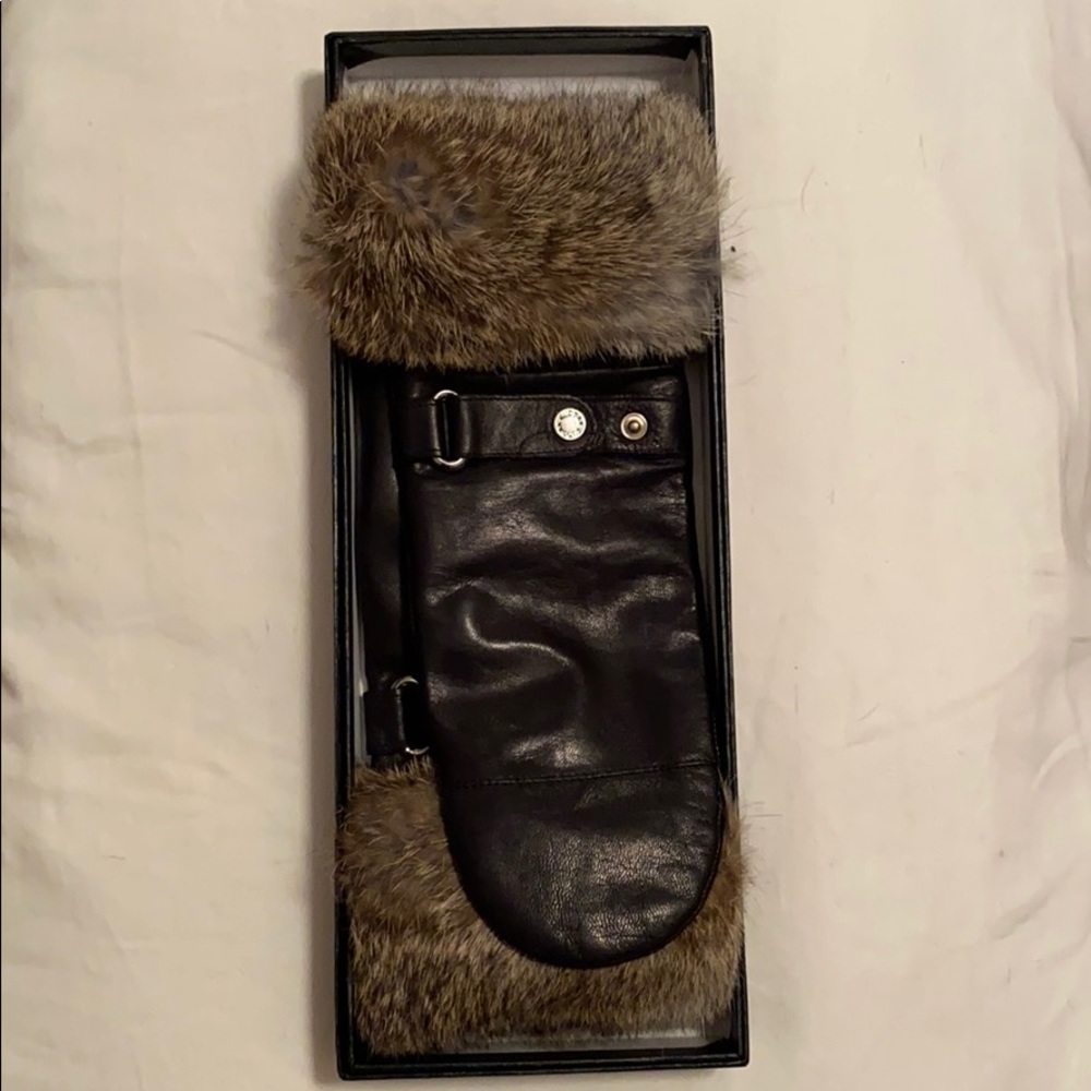 RUDSAK leather mittens
